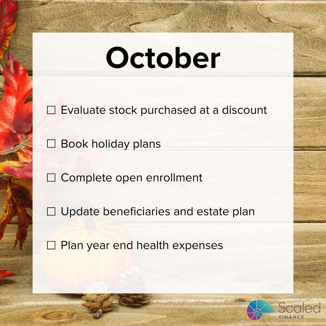What Financial Steps Might Tech Professionals Take in October?