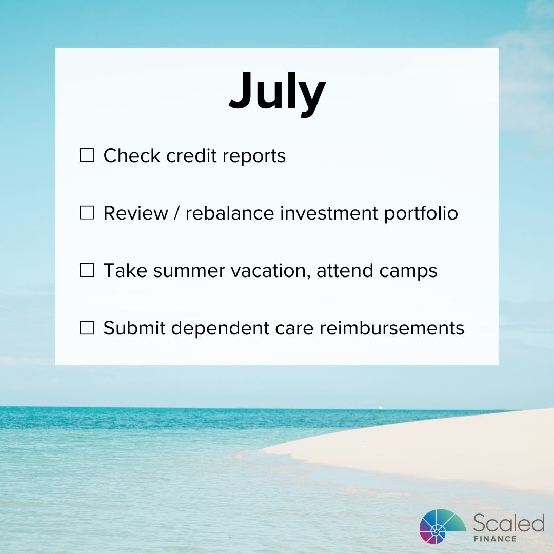 Potential Financial Steps for Tech Professionals in July